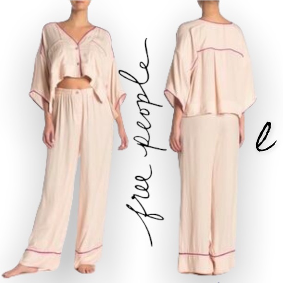 FREE PEOPLE Intimately | Shine Time Sleep Set Pink - Picture 6 of 9